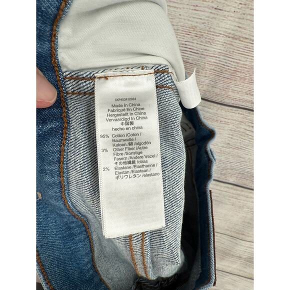 Madewell 10" High Rise Skinny Crop Jeans Womens 29 Blue Medium Wash Denim - Picture 8 of 12